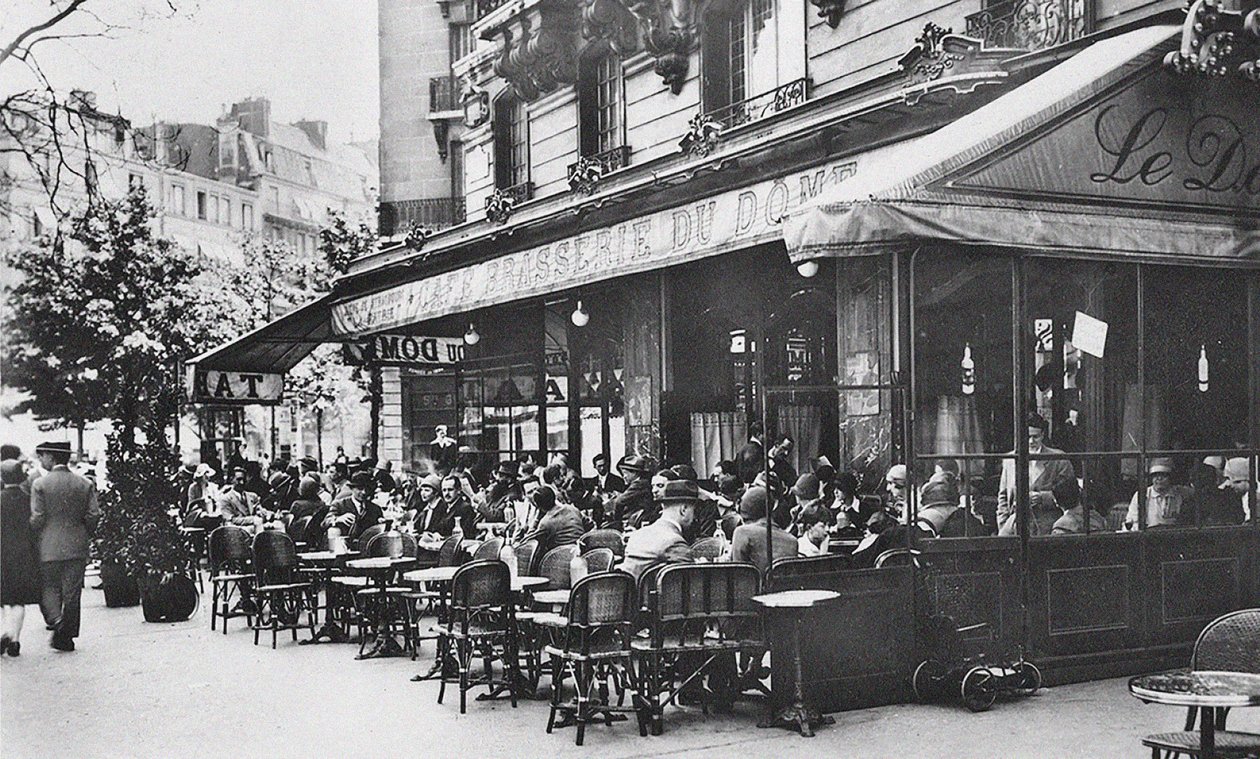 Kubbe, Boulevard du Montparnasse. by Unbekannt