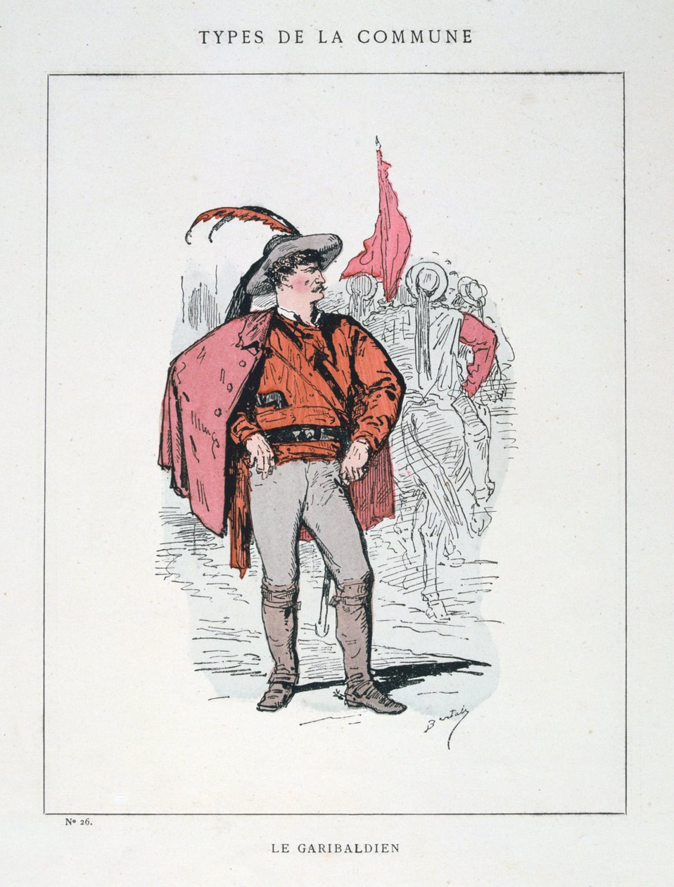 Garibaldian, Paris Komünü, 1871. by Unbekannt