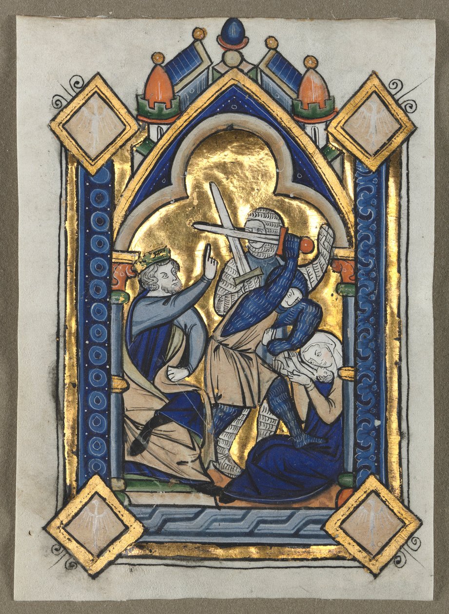 Mezmurdan Kesilen Yaprak: Masumların Katliamı, c. 1260. by Unbekannt