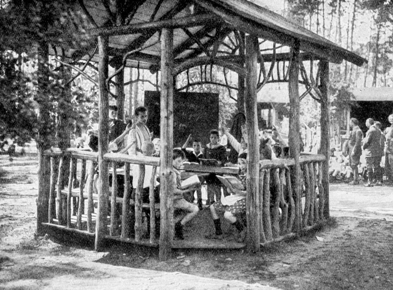 Charlottenburg Ormanında Öğrenmek, Berlin, Almanya, 1922 by Unbekannt