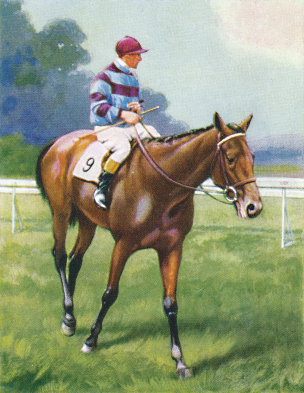 Fransa Efsanesi, Jokey: A. Richardson, 1939 by Unbekannt