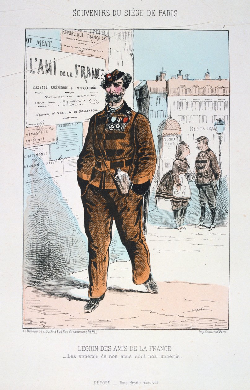 Fransa Dostları Lejyonu, Paris Kuşatması, 1870-1871 by Unbekannt