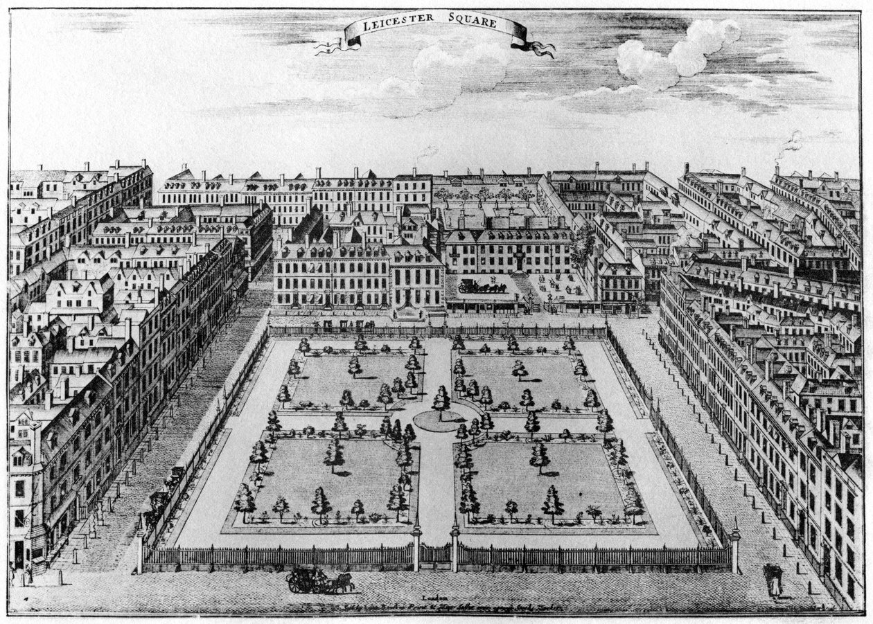 Leicester Meydanı, Londra, 1750 1907 by Unbekannt