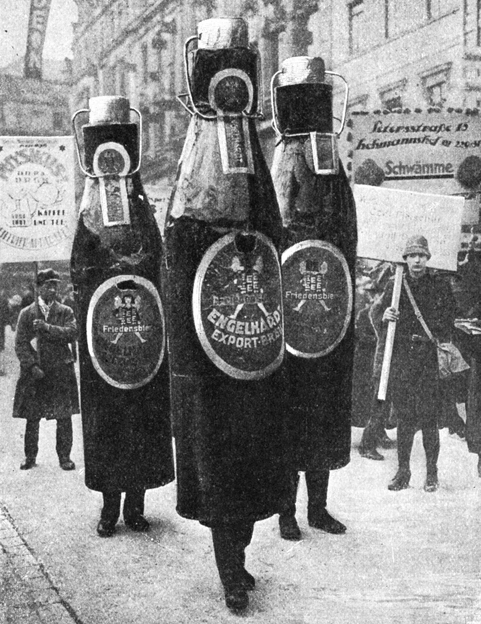Leipzig büyük reklam geçit töreni, Leipzig, Almanya, 1922 by Unbekannt