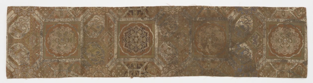 Astarlı dokumanın uzunluğu, bir obi parçası, Edo dönemi, 18. yüzyıl. by Unbekannt