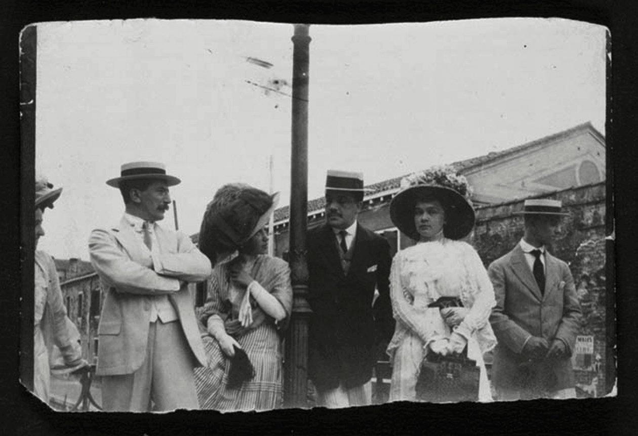 Leon Bakst, Rus sanatçı ve tasarımcı ve bale impresario Serge Diaghilev, c1910 by Unbekannt