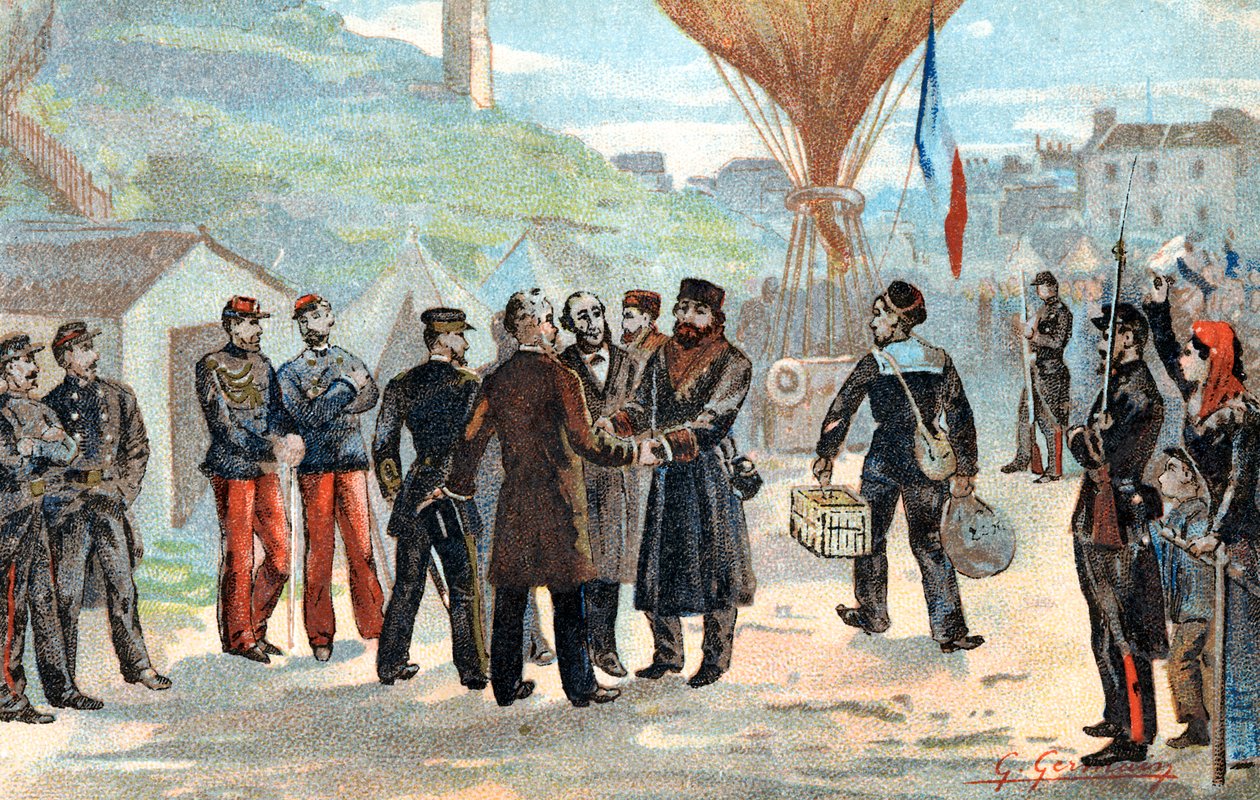 Leon Gambetta, Fransız politikacı kuşatma altındaki Paris