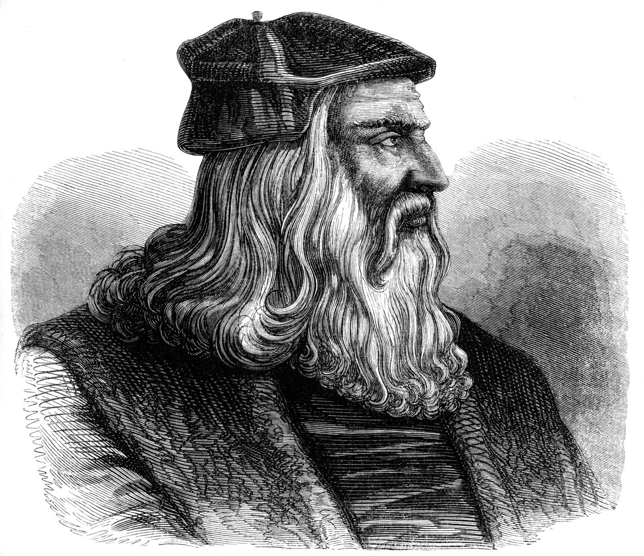 Leonardo da Vinci 1452-1519, 16. yüzyıl 1849 by Unbekannt