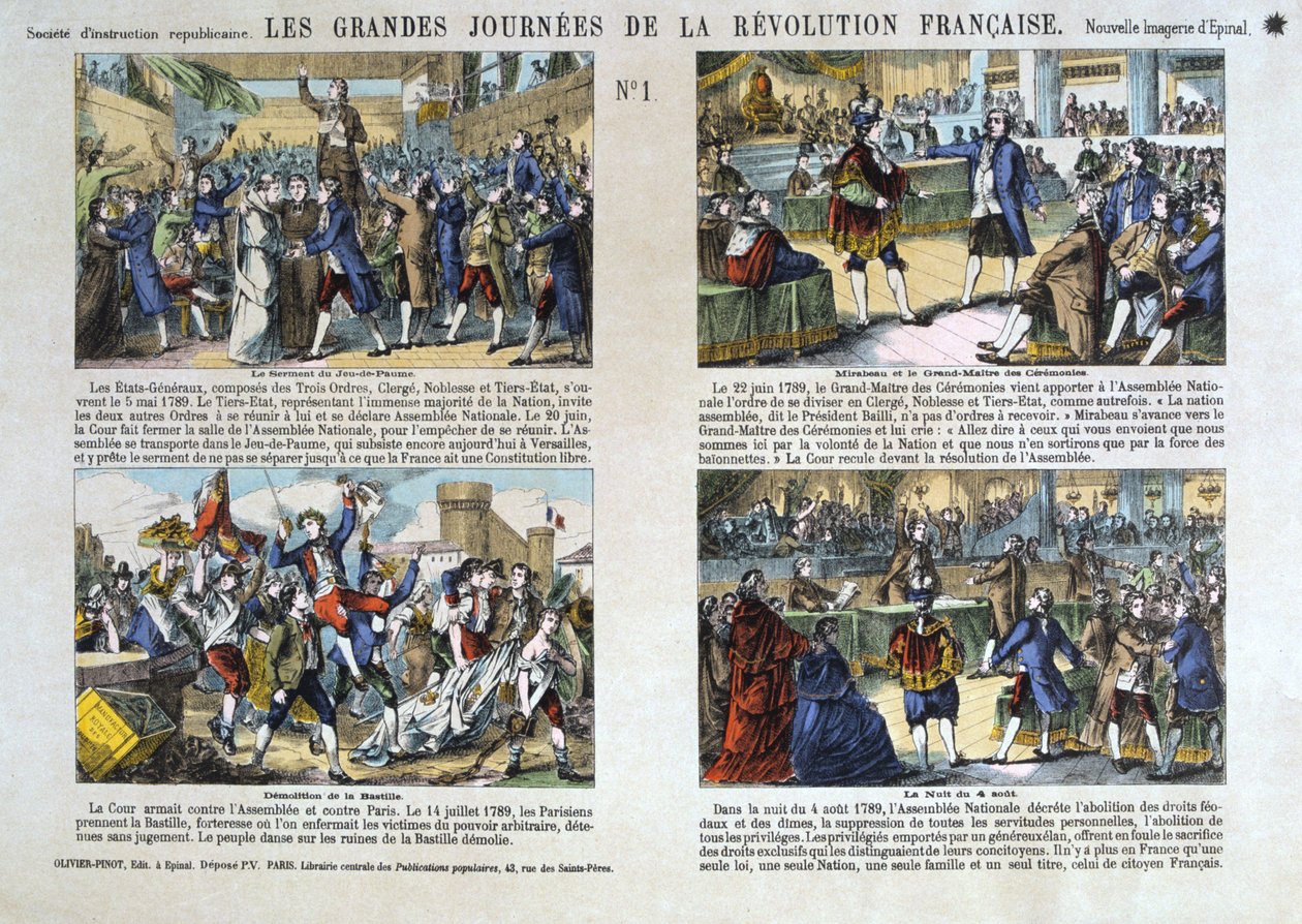Fransız Devriminin Büyük Günleri, 1789 Devrimi, Fransa by Unbekannt