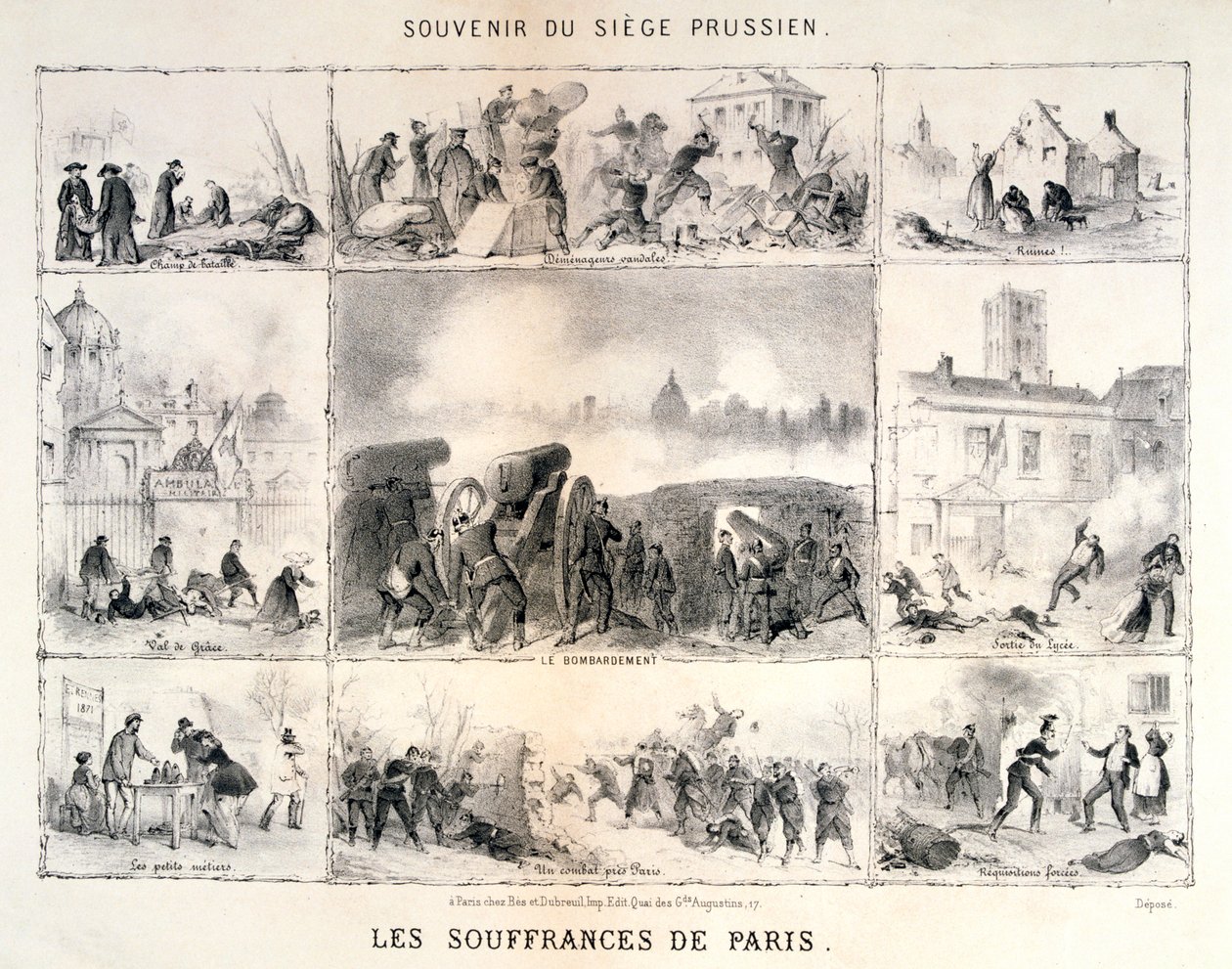 Paris'in Acıları, 1870-1871 by Unbekannt