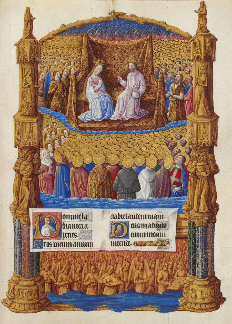 Les Très Riches Heures du Duc de Berry, Folio 126r - Cennet by Unbekannt