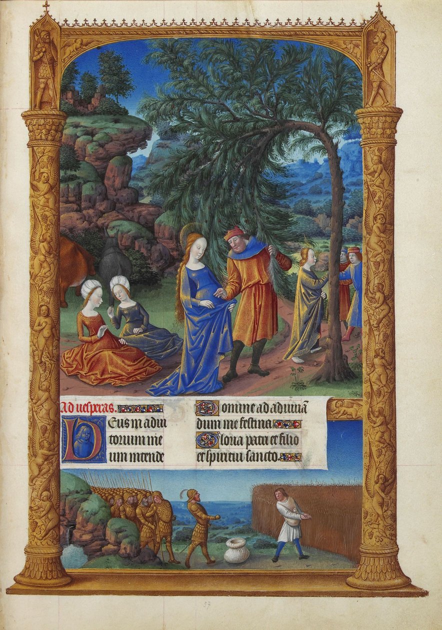 Les Très Riches Heures du Duc de Berry, Folio 57r - Mısır