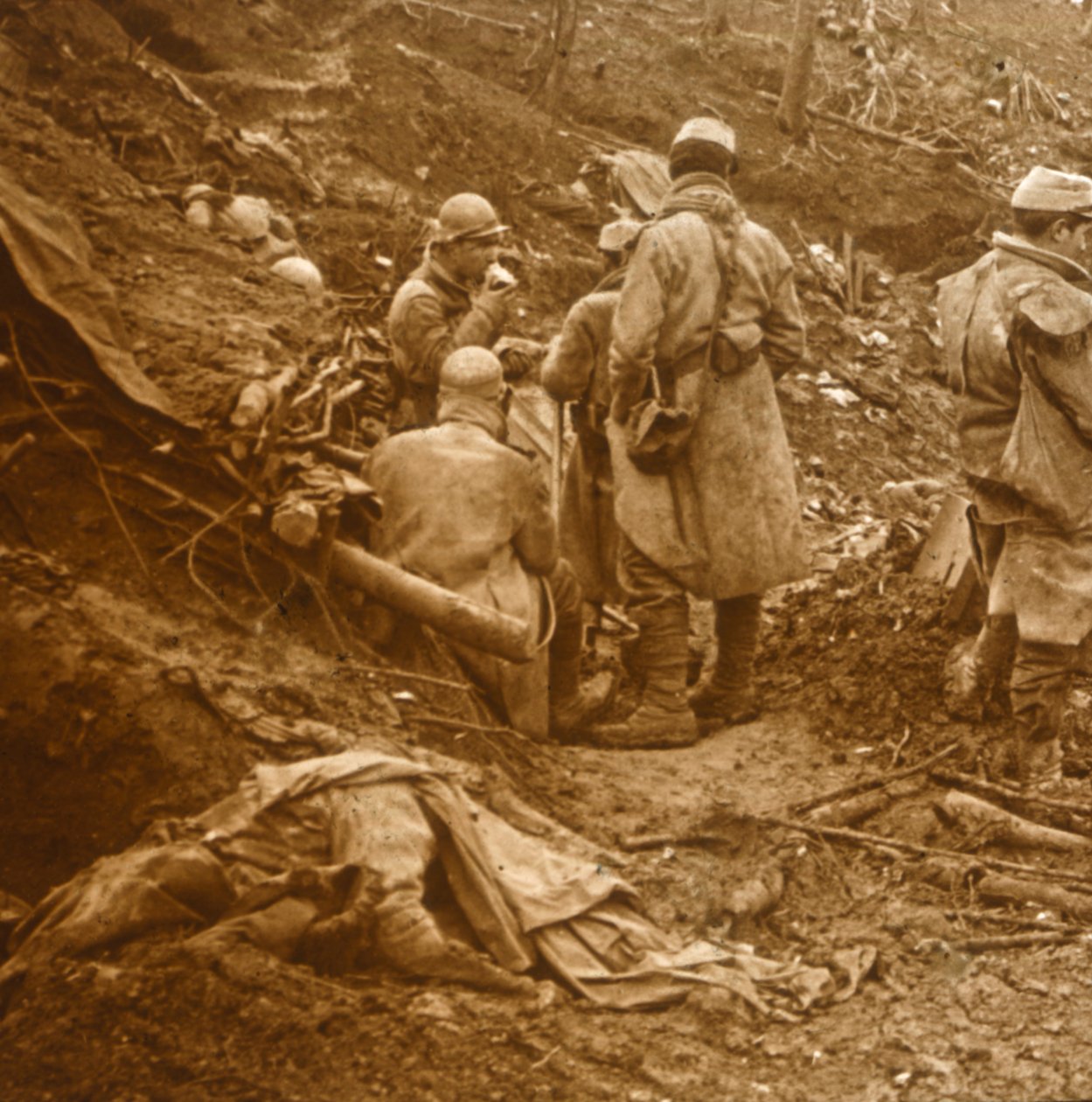 Les Eparges, kuzey Fransa, 1915 by Unbekannt