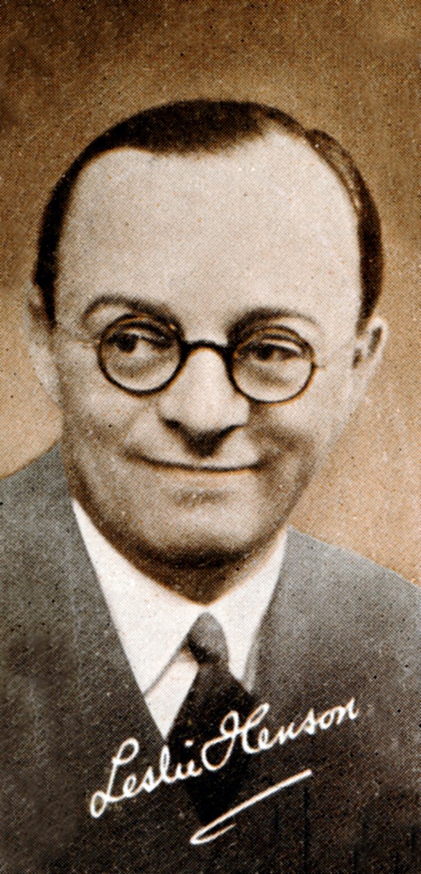 Leslie Lincoln Henson 1891-1957, İngiliz komedyen, oyuncu, yapımcı ve yönetmen, 1935 by Unbekannt