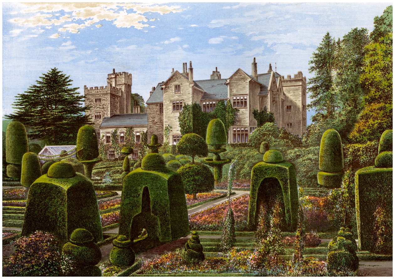 Levens Salonu, Cumbria, c1880 by Unbekannt