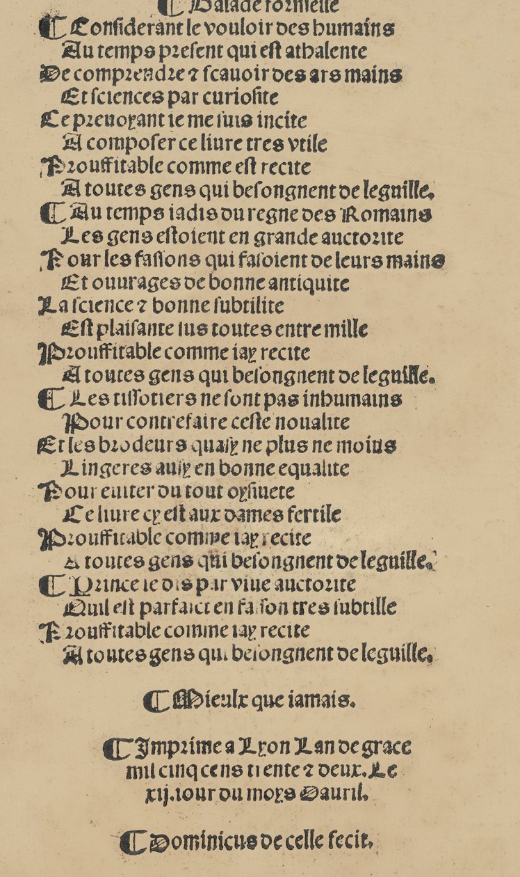 Libretto nouellamete usta Domenico da Sera için bestelendi ... tüm eserlerin ..., 12 Nisan 1532. by Unbekannt