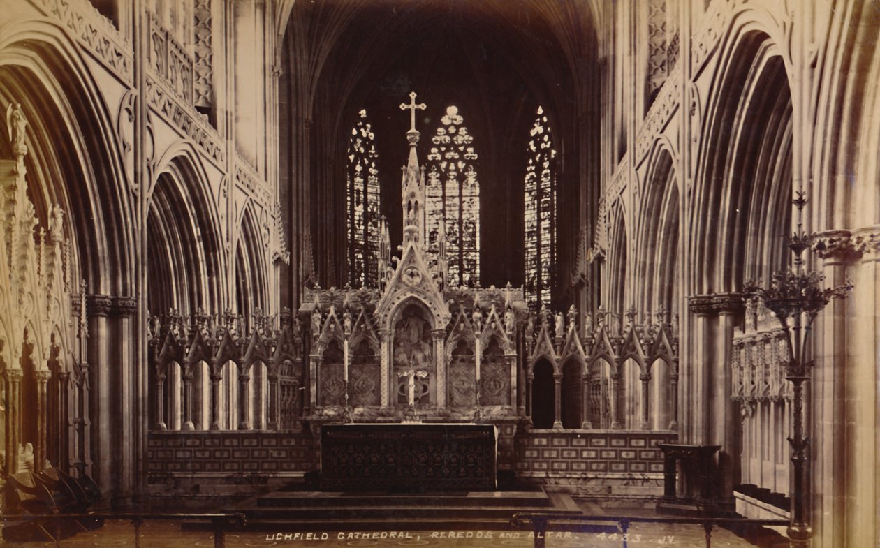 Lichfield Katedrali, Reedos ve Altar, 1929. by Unbekannt