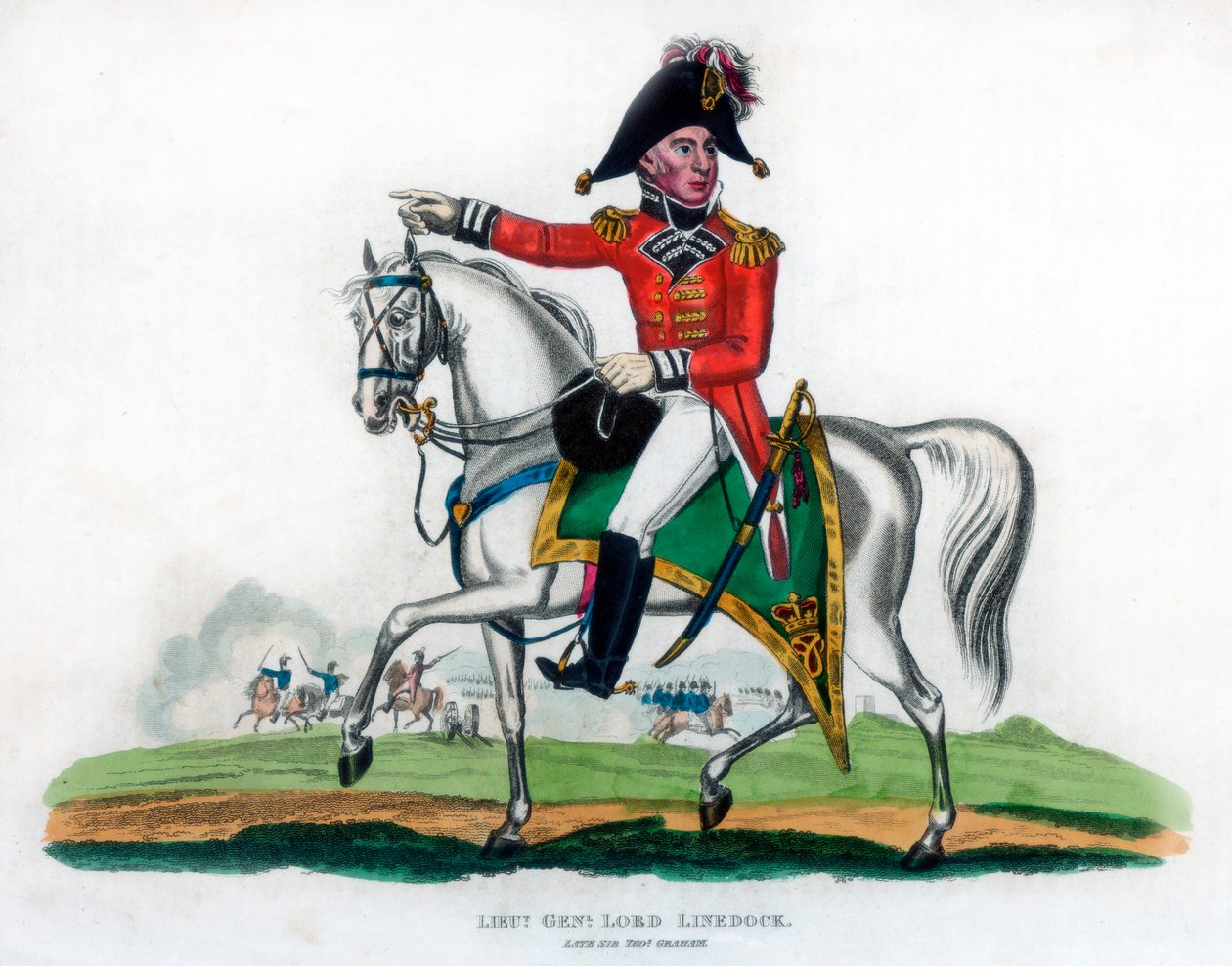 Korgeneral Lord Linedock, 1816 by Unbekannt