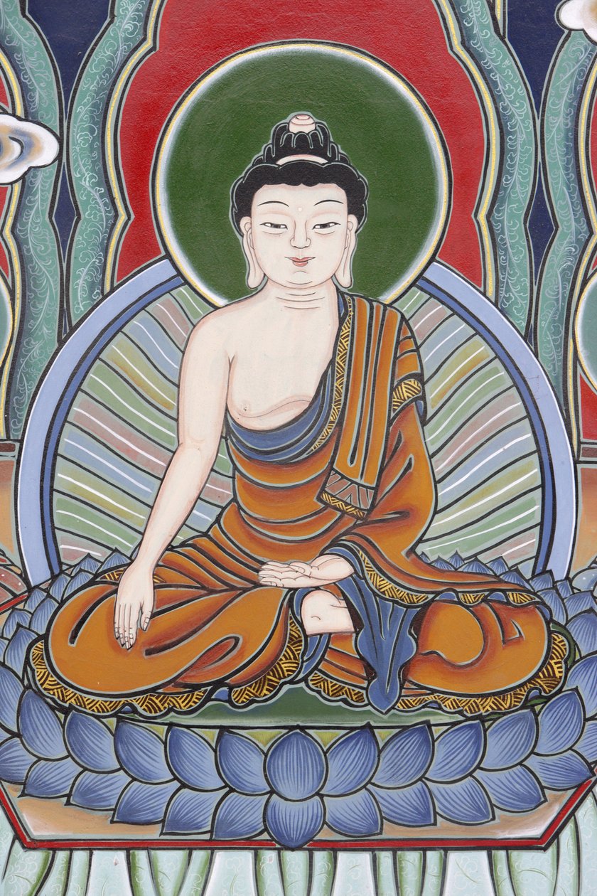Buda Meditasyonunun Hayatı Duruşu, Seul, Coree du Sud by Unbekannt