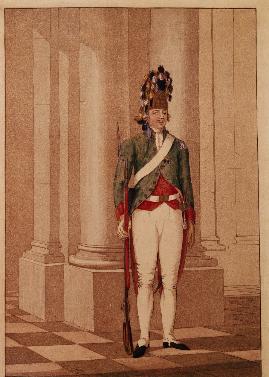 İmparatoriçe Catherine II zamanında Cankurtaran Grenadier by Unbekannt