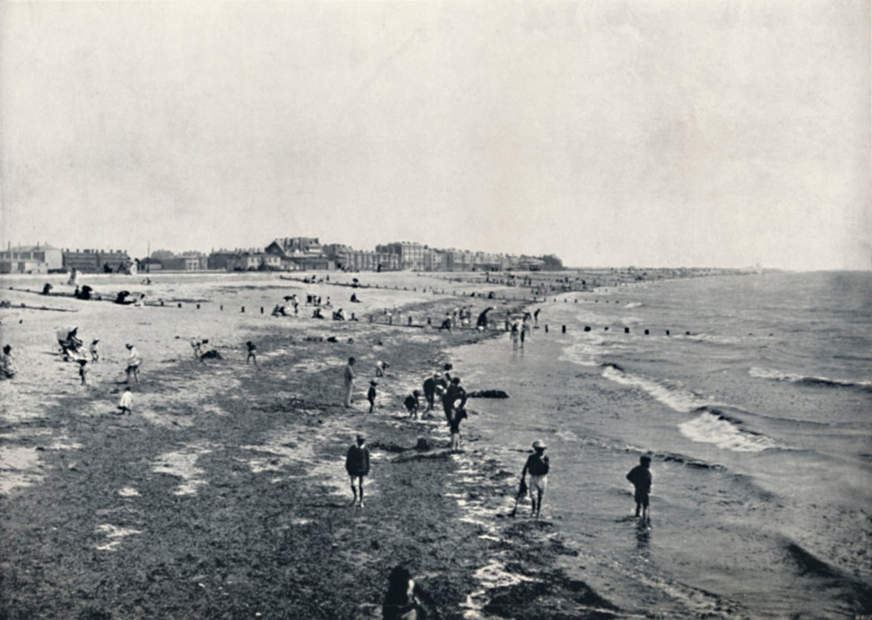 Littlehampton - Düşük Suda Kürek Çekmek, 1895 by Unbekannt