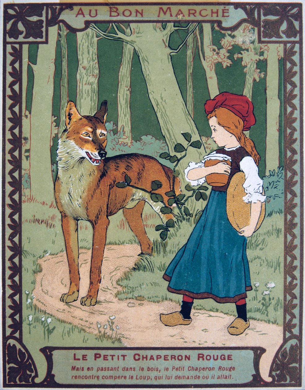 Kırmızı Başlıklı Kız, 19. yüzyıl by Unbekannt