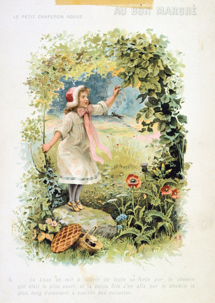 Kırmızı Başlıklı Kız, 19. yüzyıl by Unbekannt