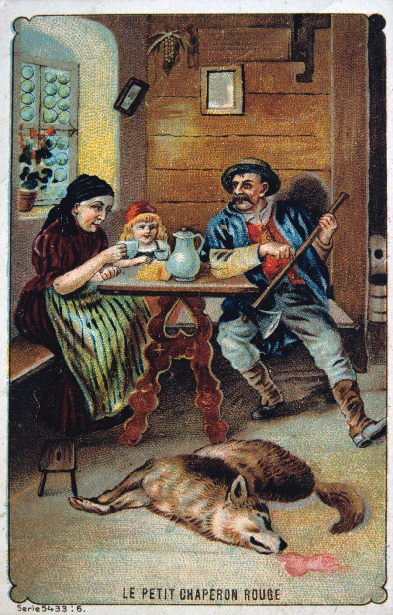 Kırmızı Başlıklı Kız, 19. yüzyıl by Unbekannt