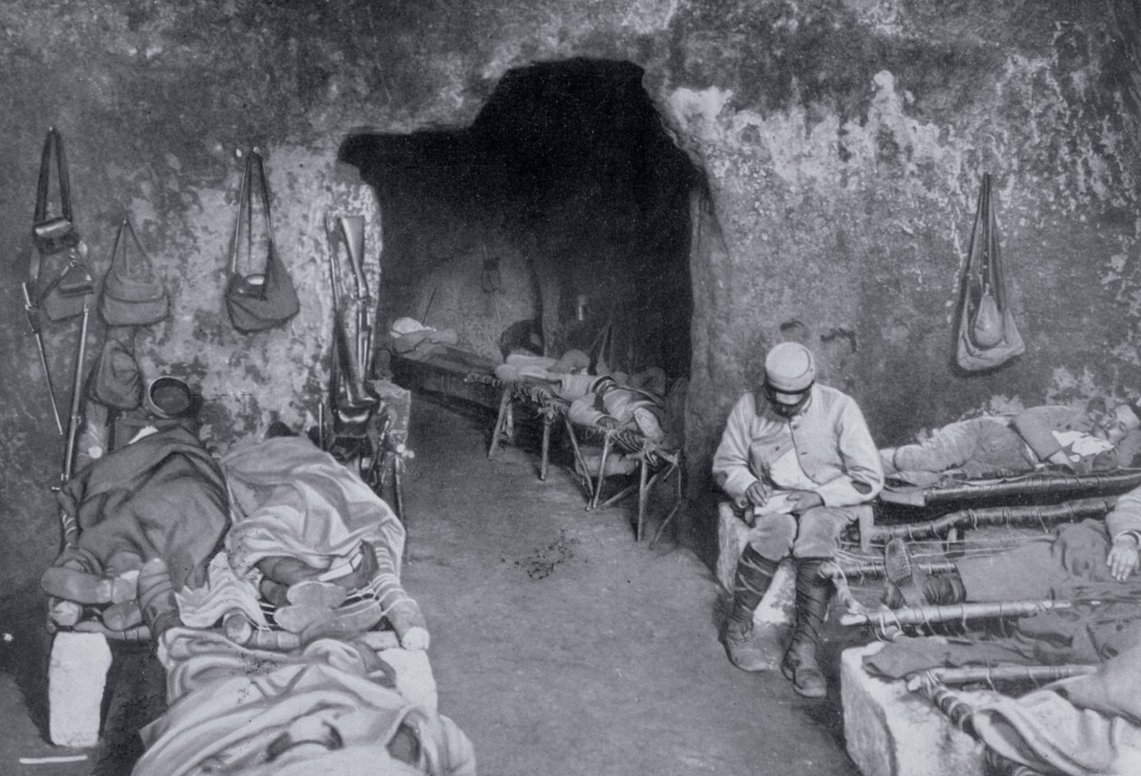 Fransız mağarasında yaşam alanları, I. Dünya Savaşı, 1915 by Unbekannt