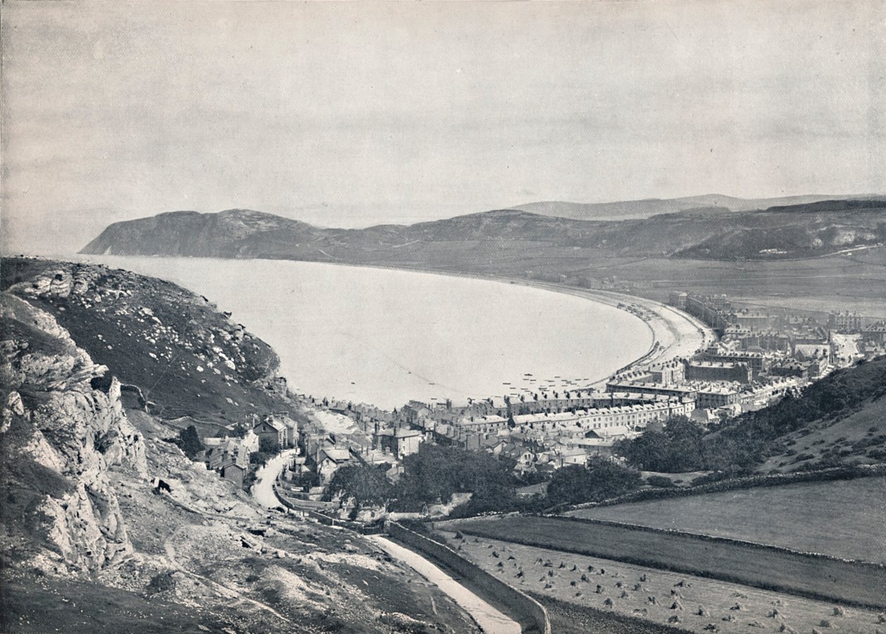 Llandudno - Dağdan Aşağı Bakmak, 1895 by Unbekannt