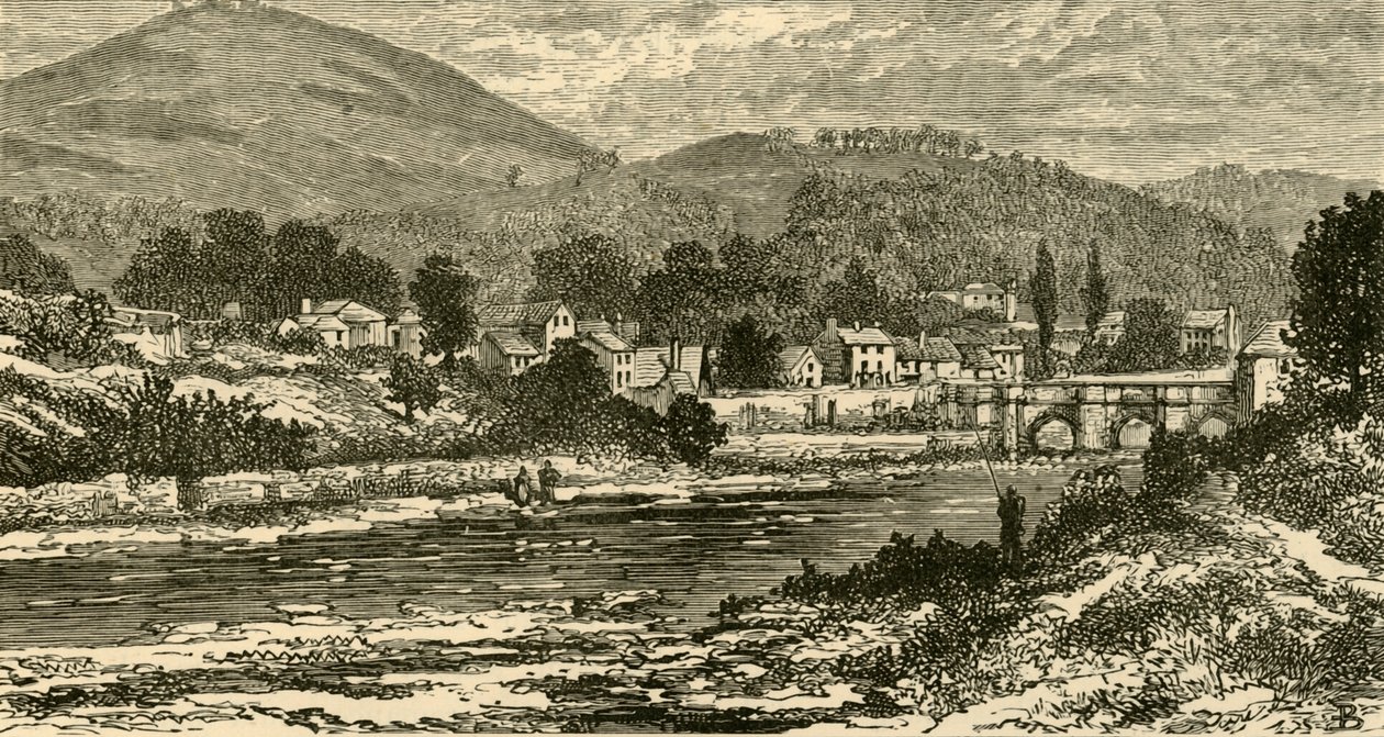 Llangollen Köprüsü, 1898. by Unbekannt