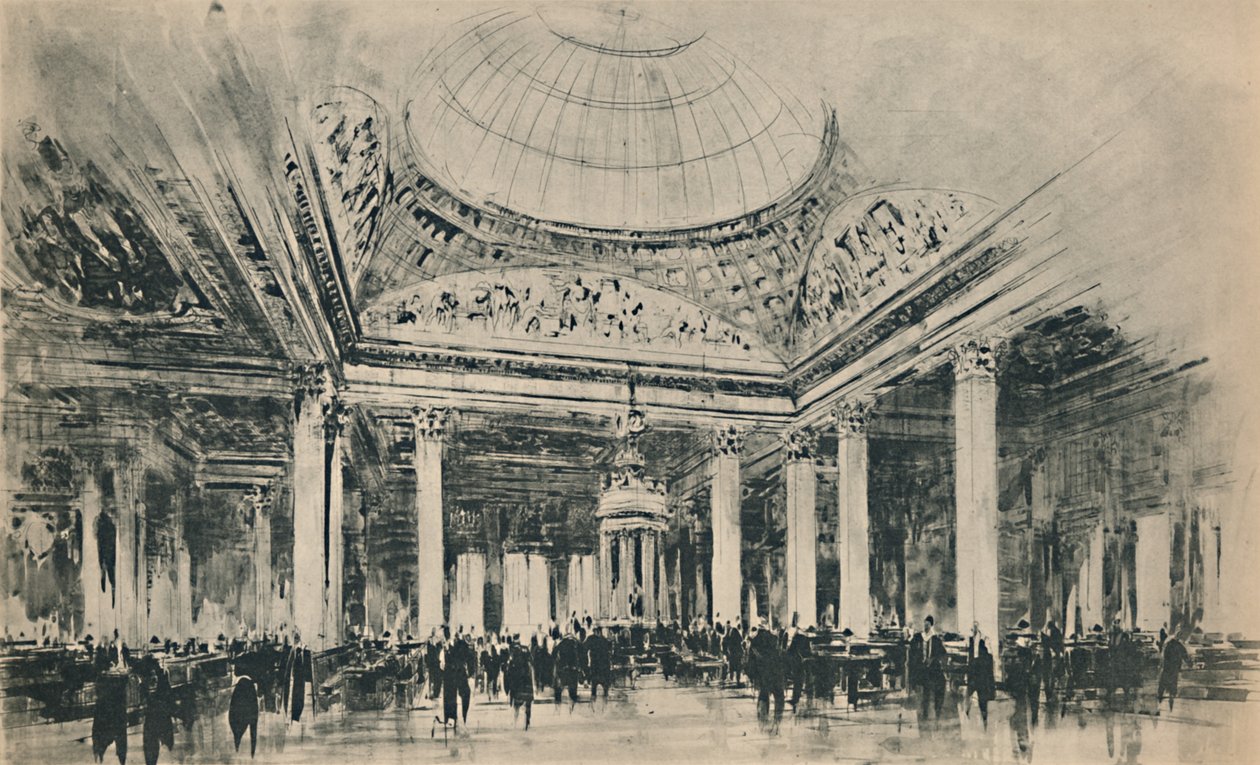 Lloyds Yeni Binası: Sigortalama Odası, 1928 by Unbekannt