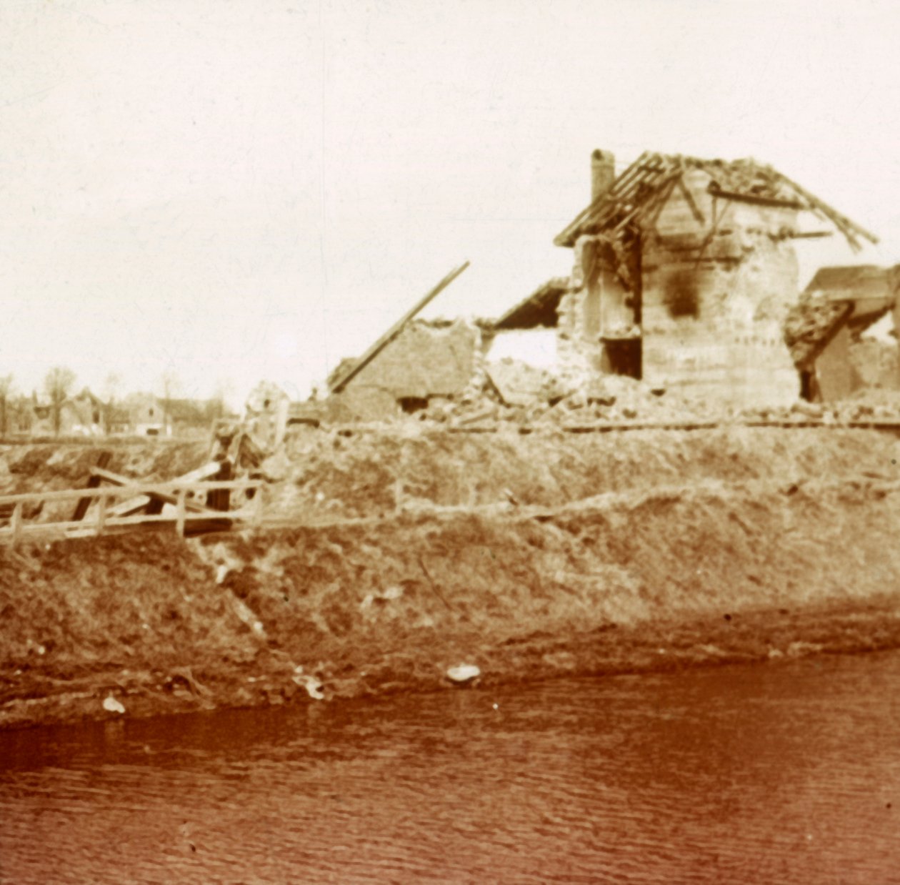 Kilit bekçileri evi, Nieuwpoort, Flanders, Belçika, c1914-c1918 by Unbekannt