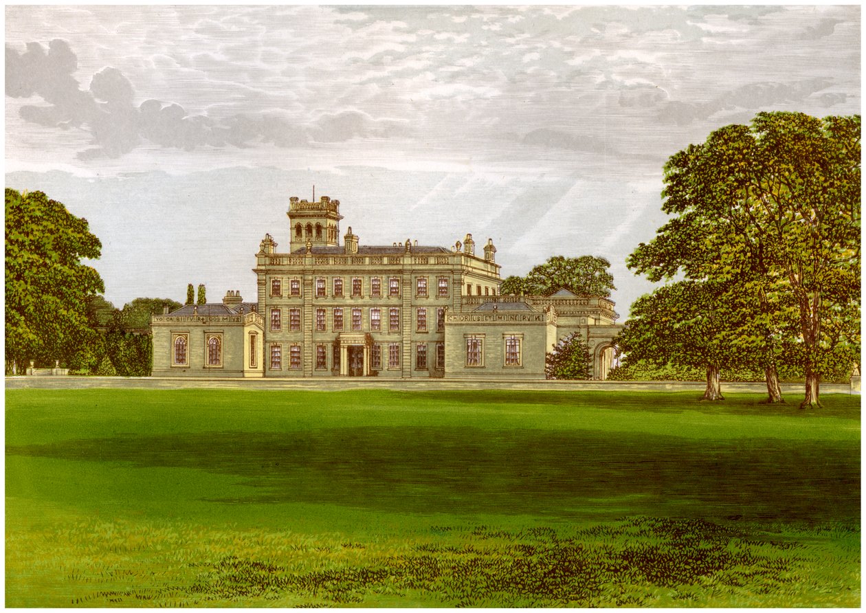 Locko Park, Derbyshire, Drury-Lowe ailesinin evi, c1880 by Unbekannt