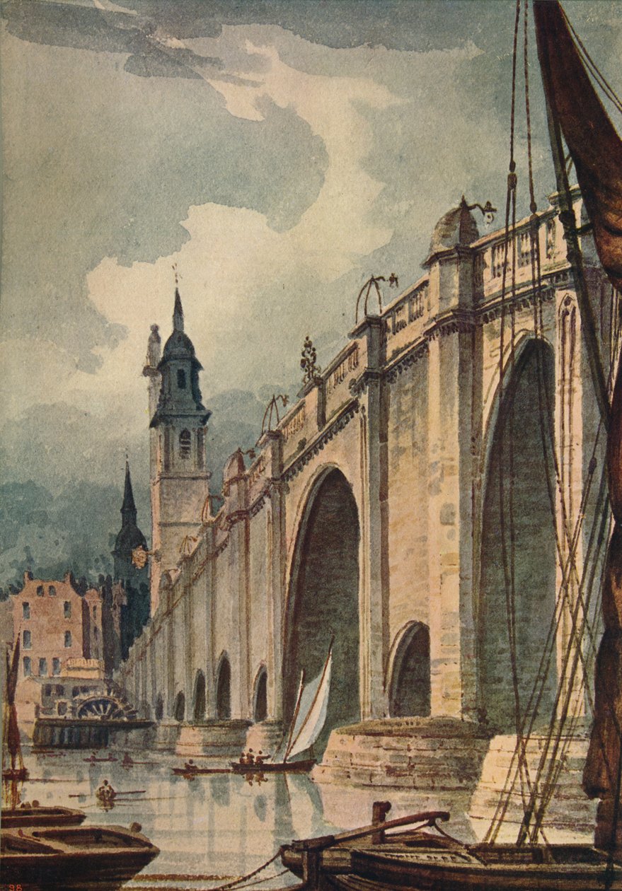Londra Köprüsü, 1893, c1915 by Unbekannt