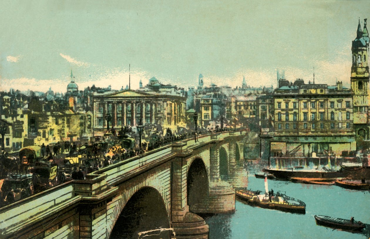 Londra Köprüsü, Londra, c1910. by Unbekannt