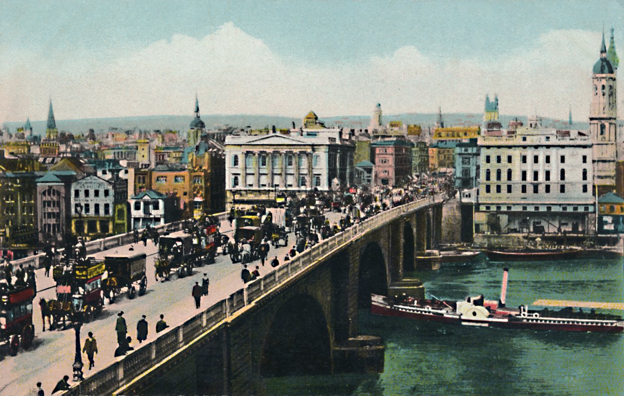 Londra Köprüsü, 1900'ler. by Unbekannt