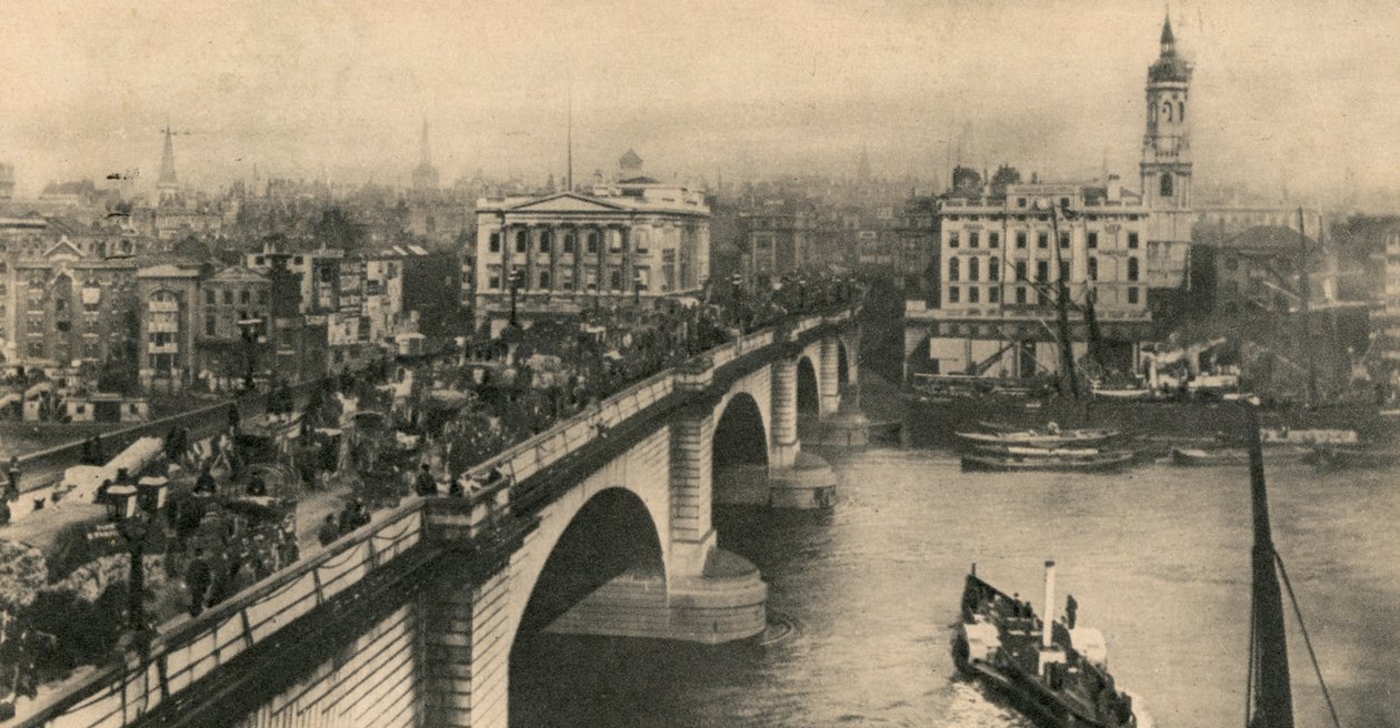 Londra Köprüsü, c1906 by Unbekannt