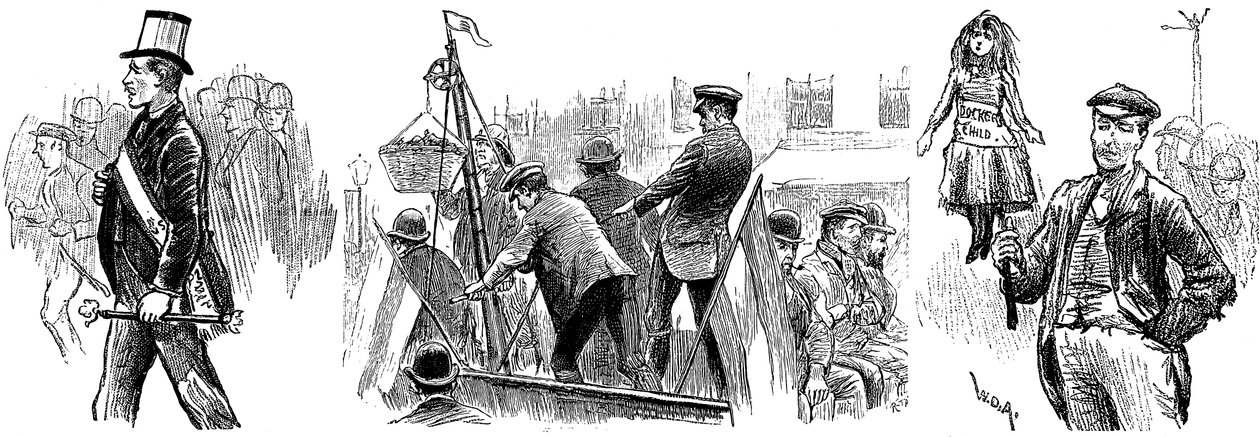 Londra Dockers Grevi, Eylül 1889 by Unbekannt