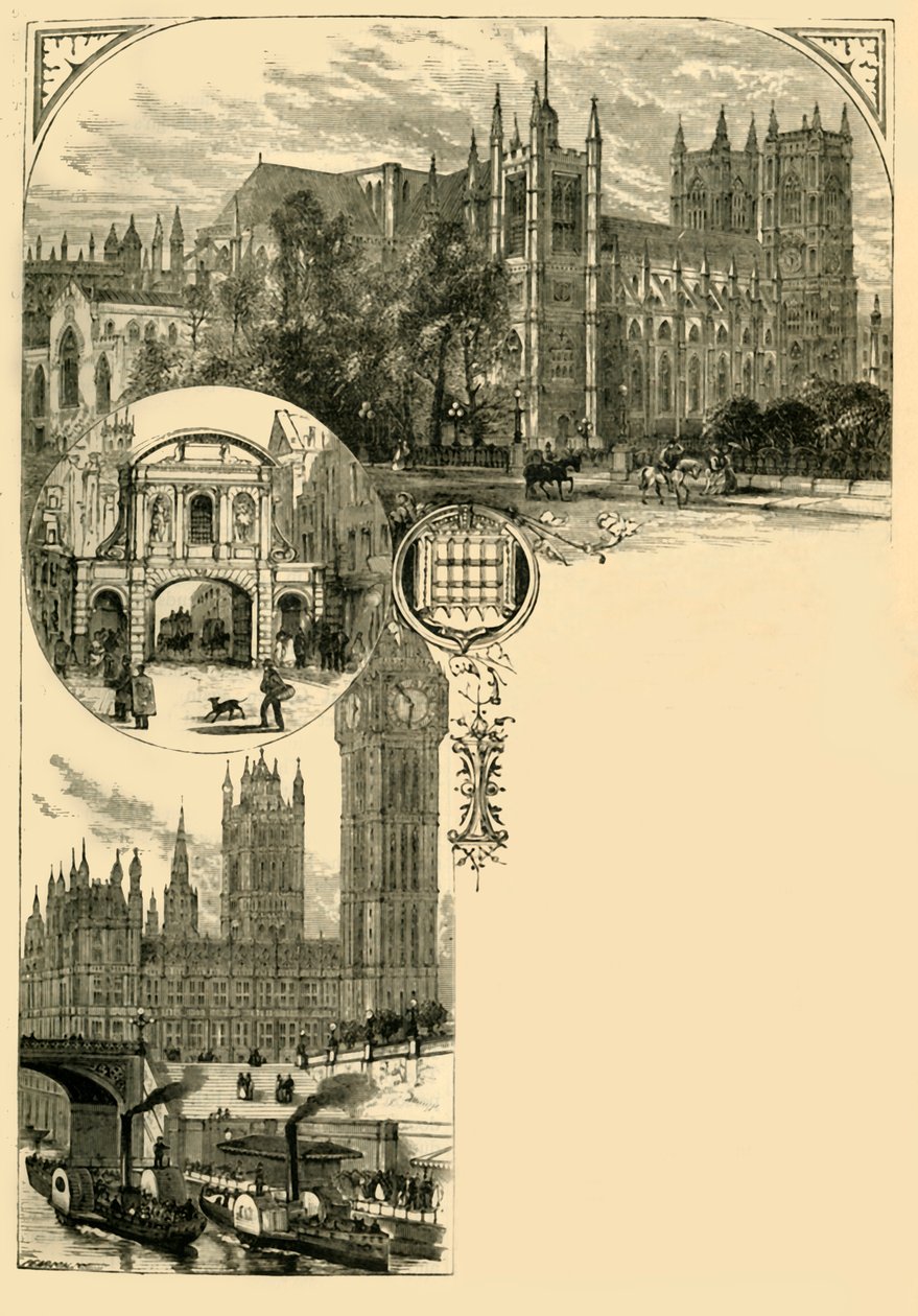 Londra. Westminster ve Batı Banliyöleri, 1881. by Unbekannt