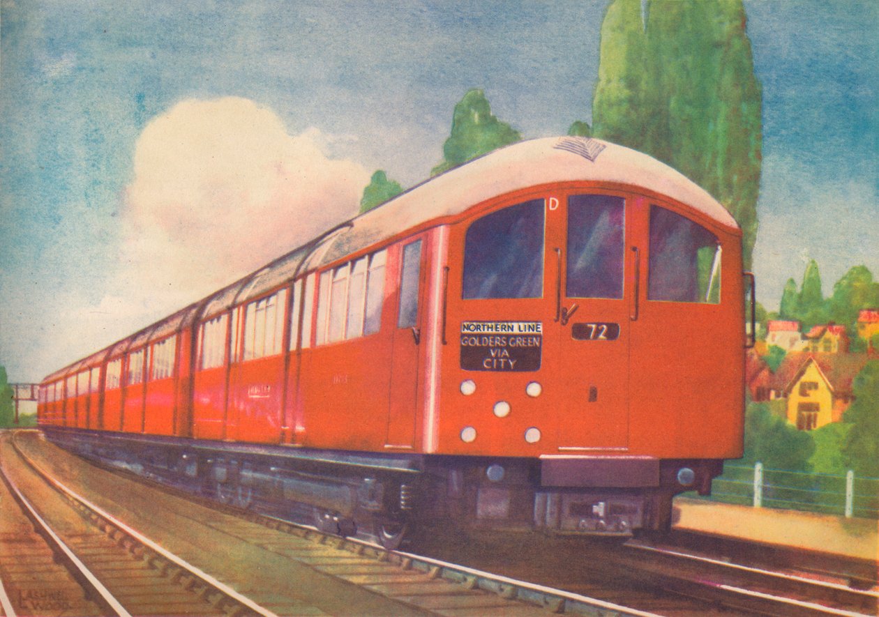 Londons Yeni Aerodinamik Yeraltı Treni, Kuzey Hattı, 1940 by Unbekannt