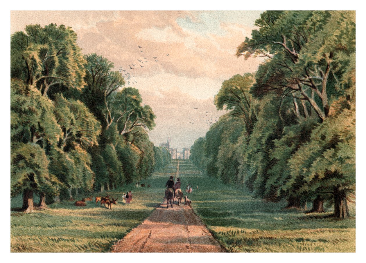 Uzun Yürüyüş, Windsor Parkı, 1880 by Unbekannt