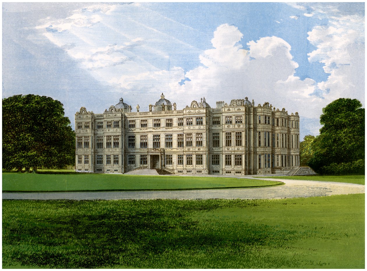 Longleat, Marquess of Bath'ın evi, Wiltshire, c1880 by Unbekannt