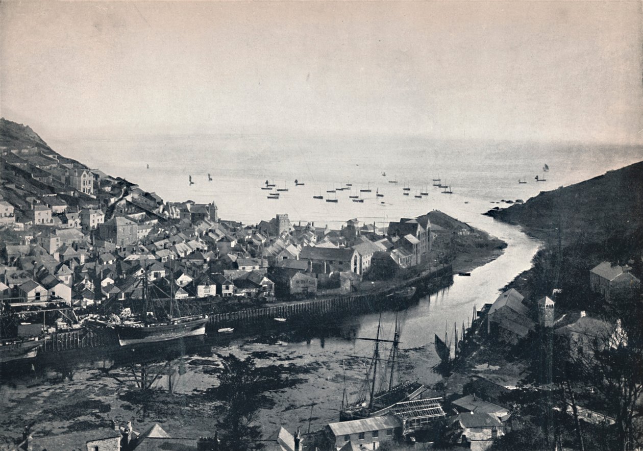 Looe - Tepelerden Görünüm, Haliç
