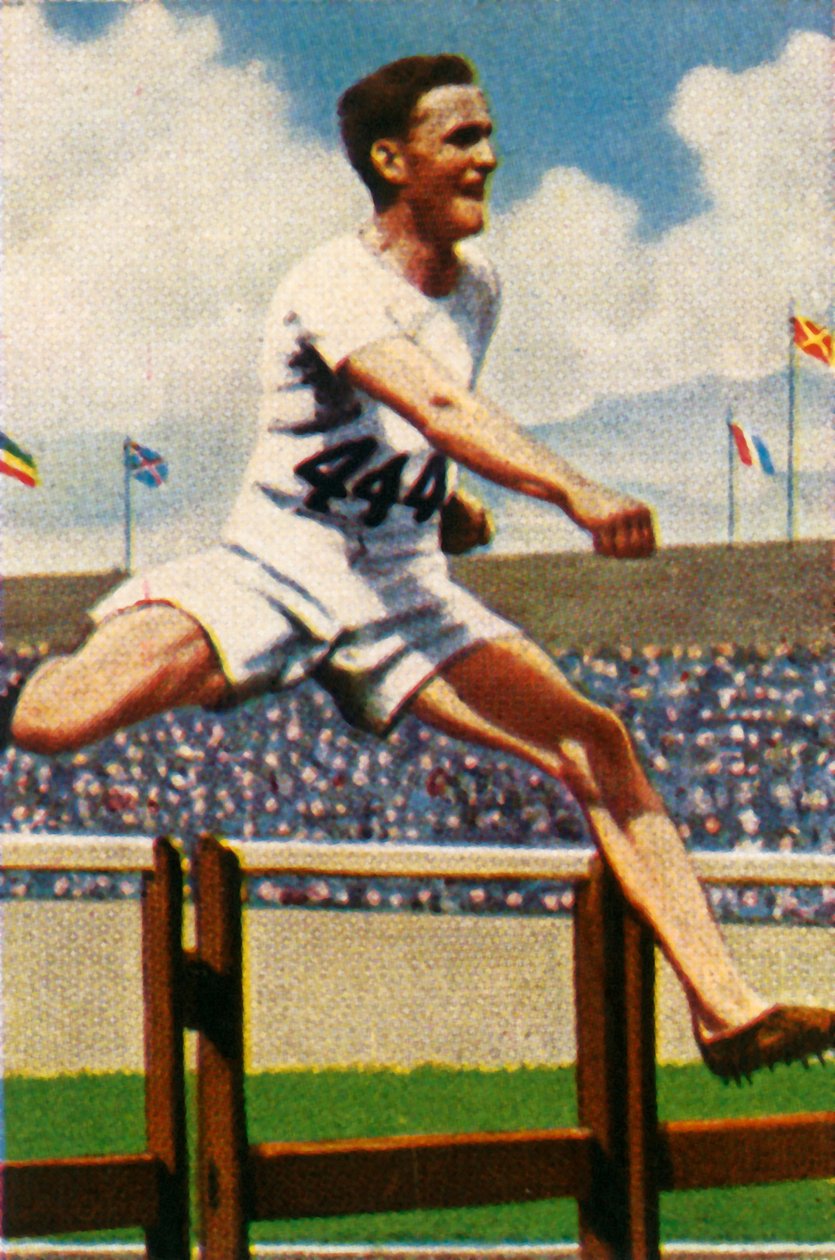 Lord Burghley, kazanan, 400m engelli, 1928. by Unbekannt