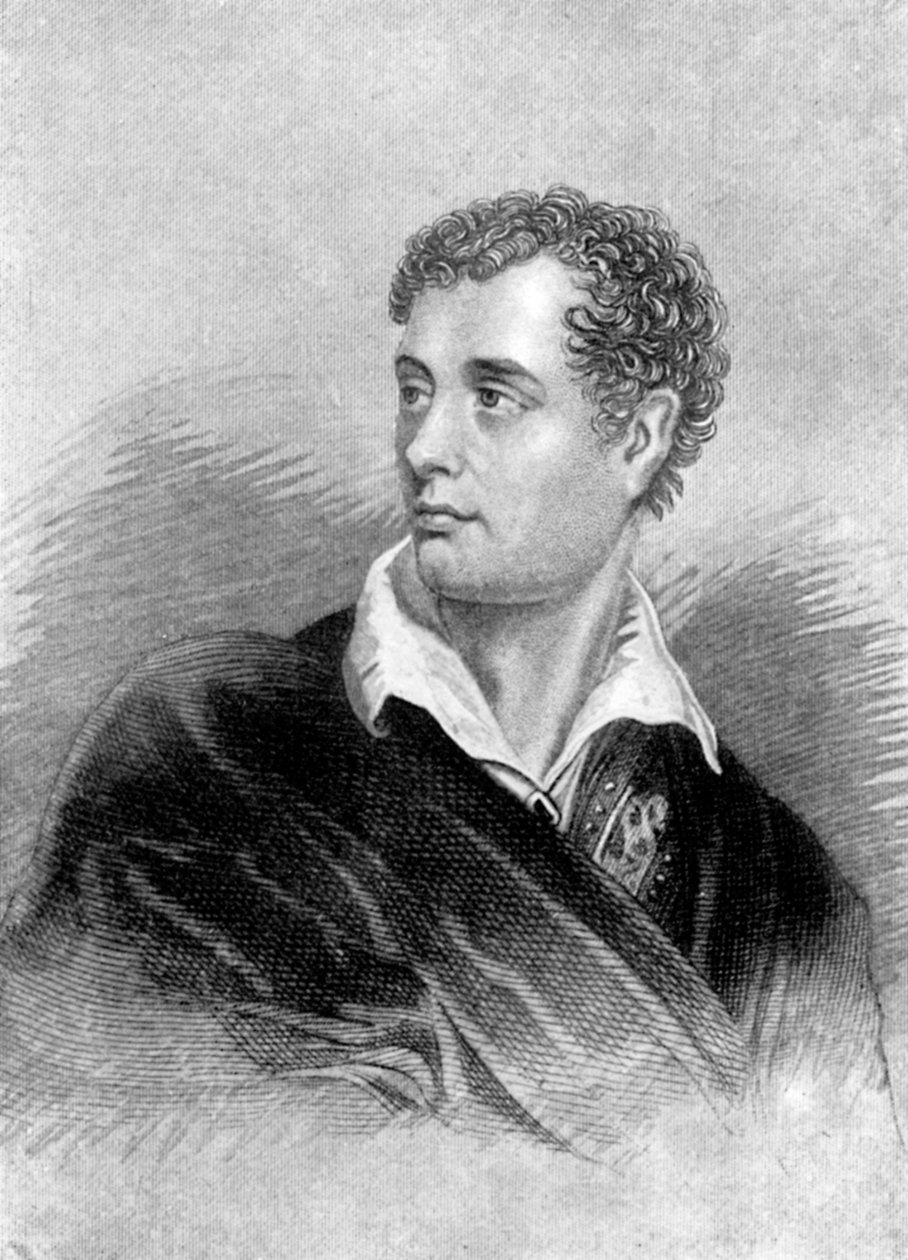 Lord Byron, İngiliz-İskoç şair, 1912 by Unbekannt