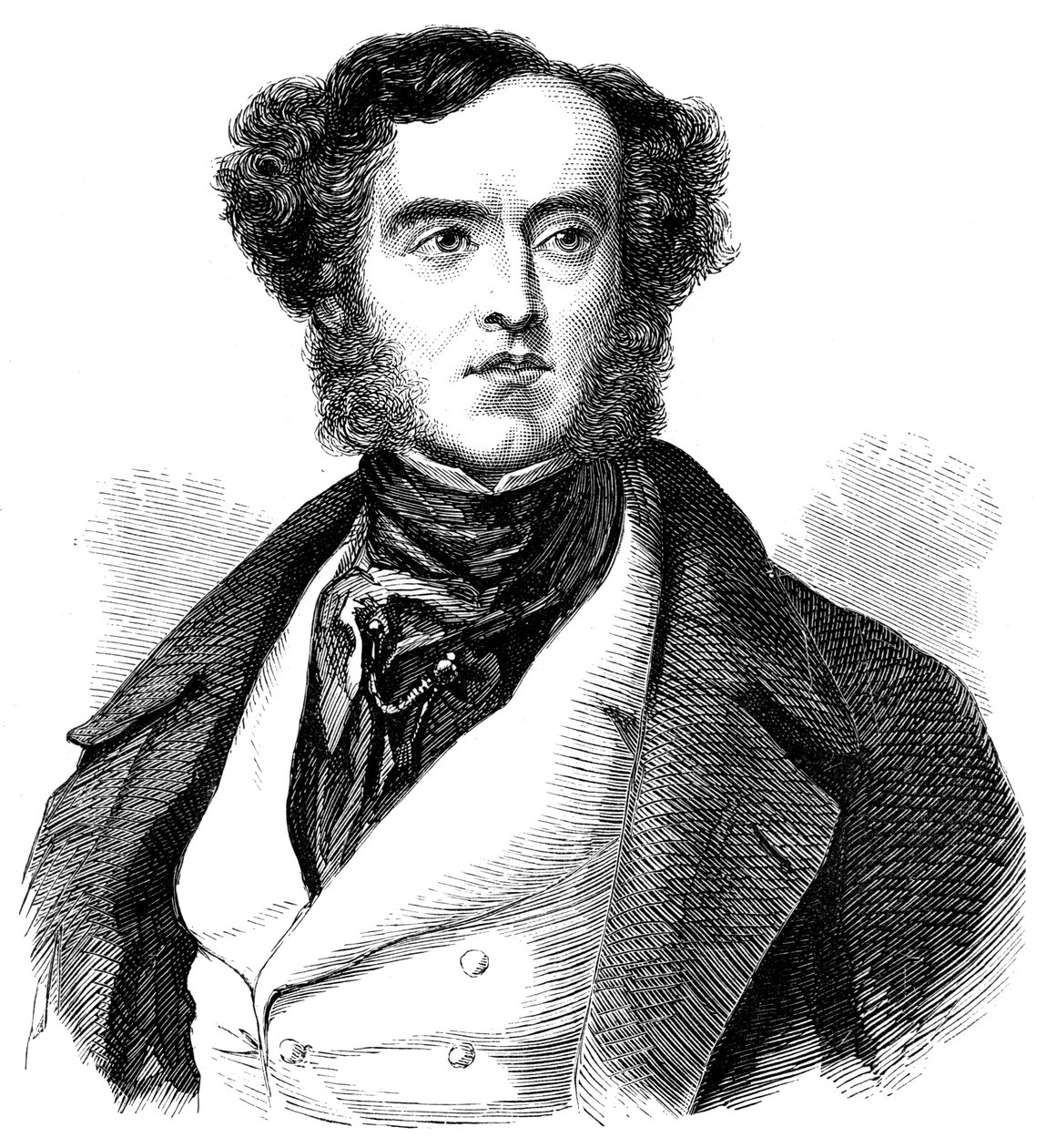 Lord George Bentinck, 1802-1848, 19. yüzyıl by Unbekannt