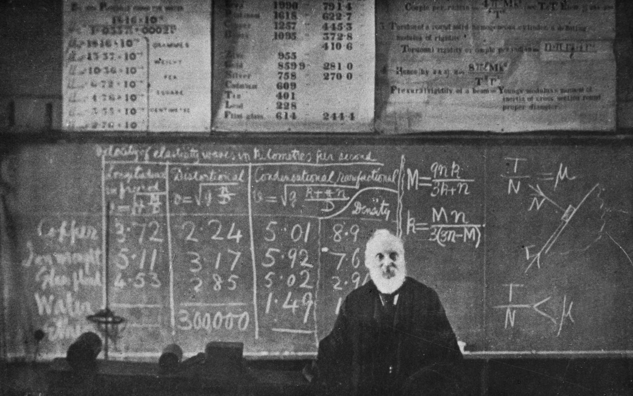 Lord Kelvin, İskoç matematikçi ve fizikçi, 1899 by Unbekannt