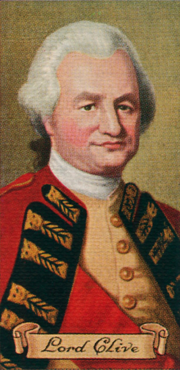 Lord Robert Clive, bir dizi sigara kartından alındı, 1935 by Unbekannt