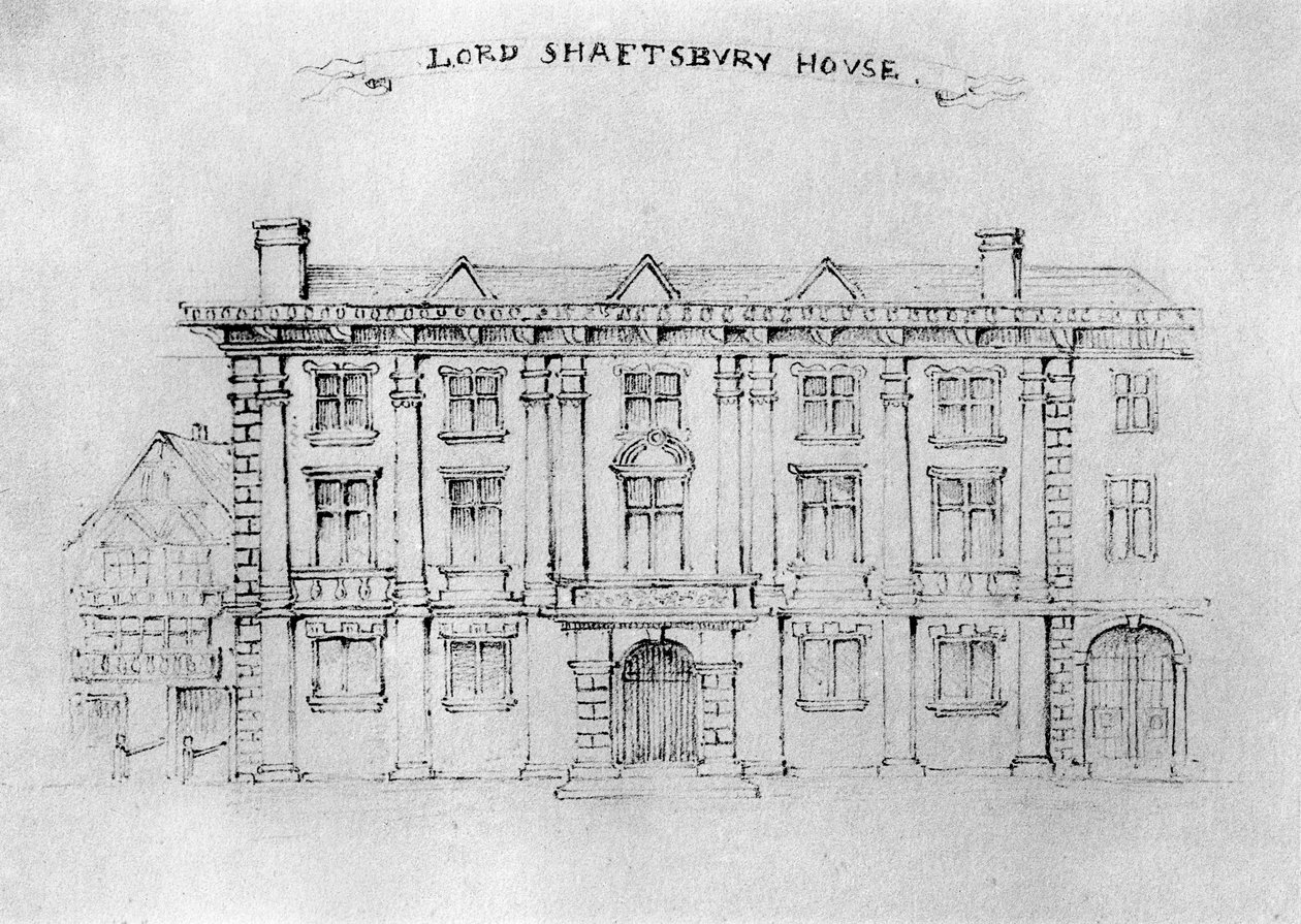 Lord Shaftbury Evi, Aldersgate Caddesi, 1908 by Unbekannt